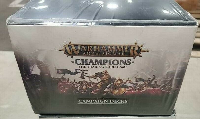 Warhammer Age of Sigmar Champions Campaign Deck 8ct Display Box