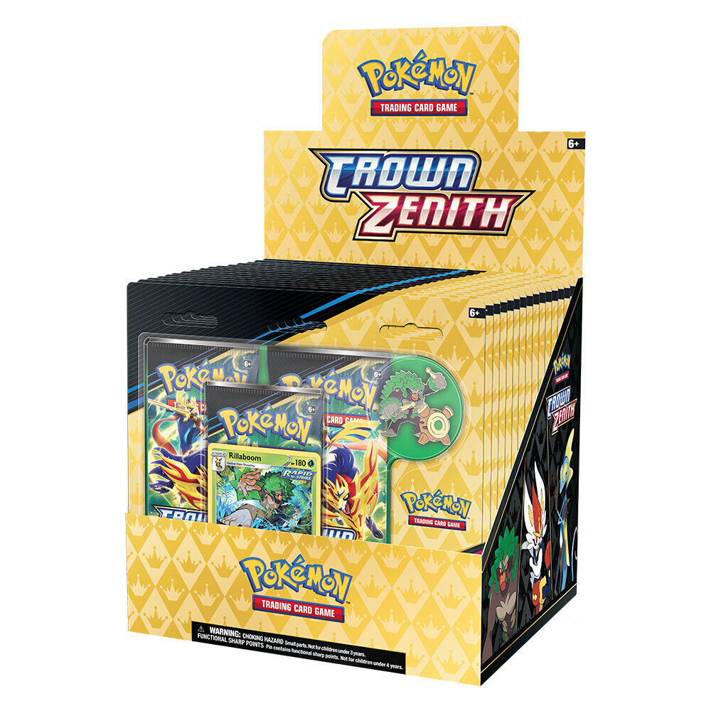 Pokemon Sword & Shield: Crown Zenith Pin Collection 12ct Box
