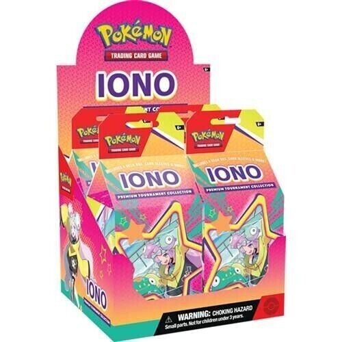 Pokemon: Iono Premium Tournament Collection 4ct Display Box