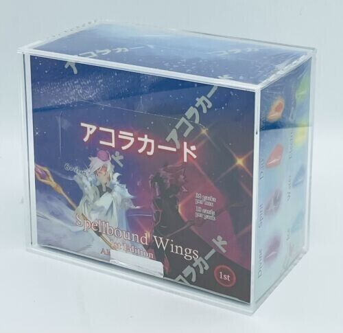 Akora Spellbound Wings 1st Edition Booster Box w/ Acrylic Case