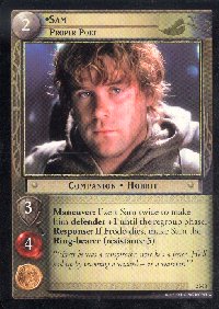 LOTR Large Sam Proper Poet Promo Card