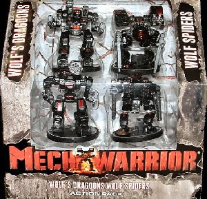 Mech Warrior Wolfs Dragoons Wolf Spiders Action Pack