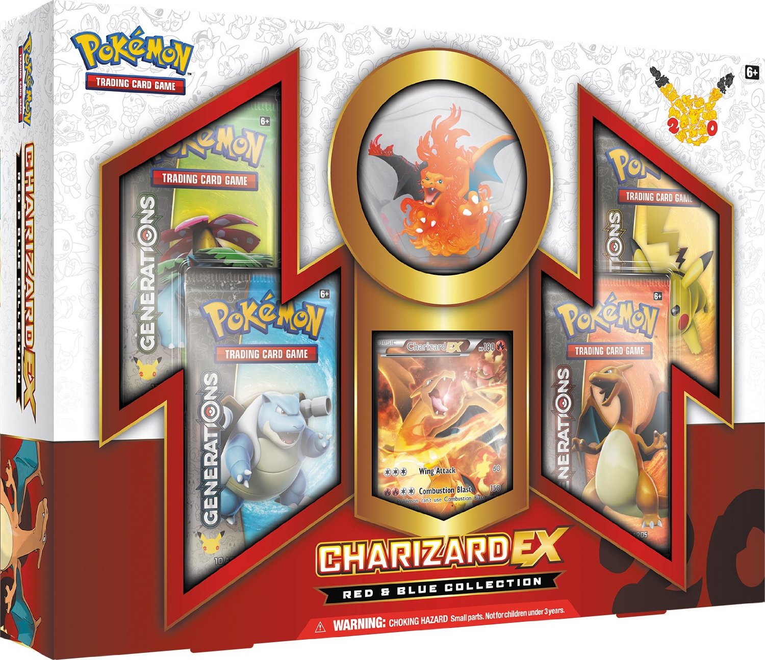 Pokemon Charizard EX 'Red & Blue Collection' Box Set